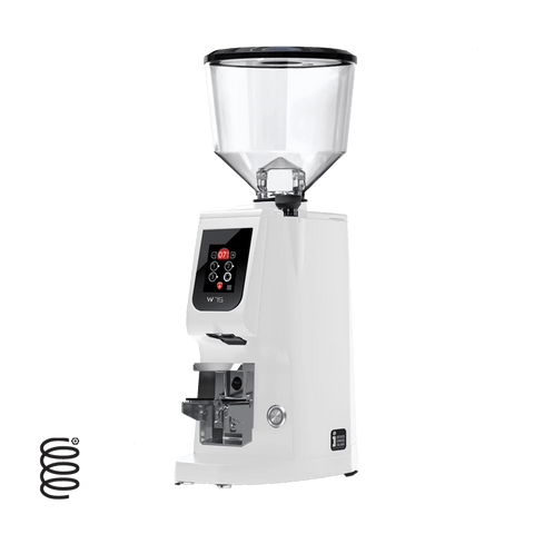 Eureka Atom W 75 Grind By Weight Espresso Grinder - White